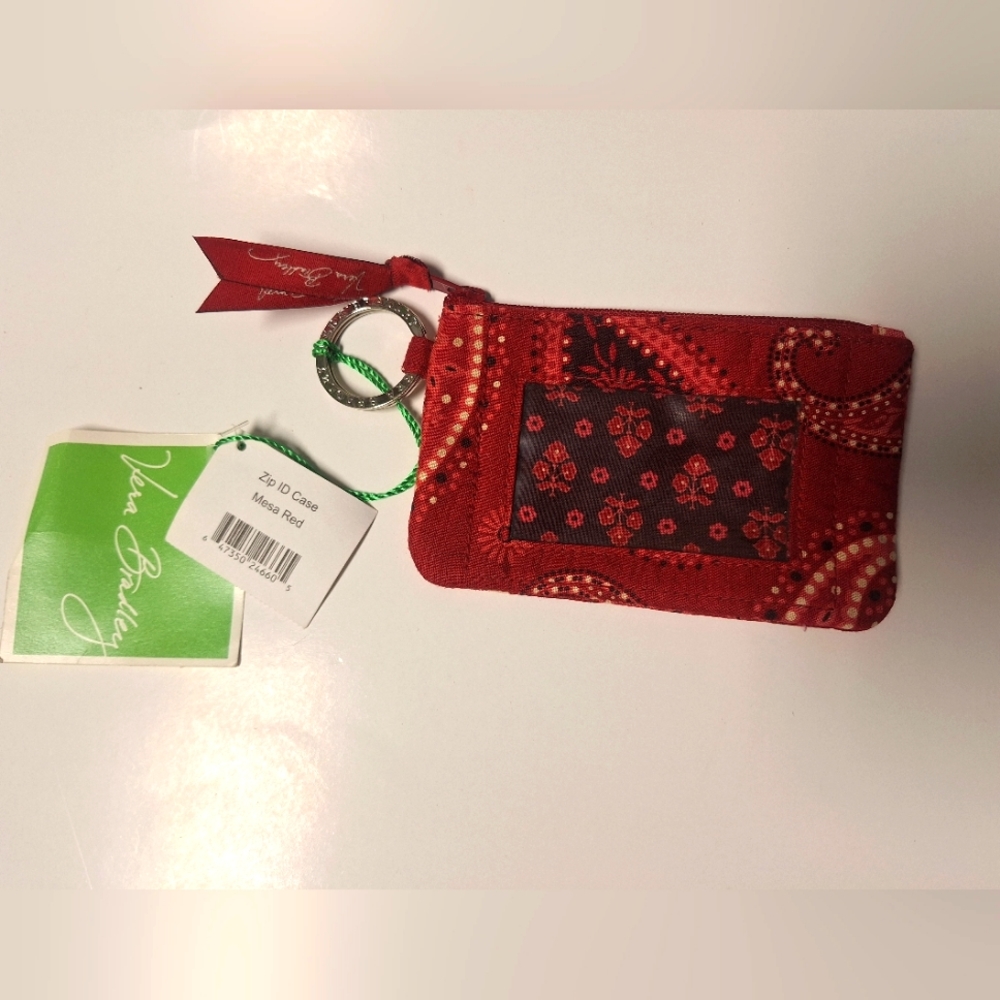 Vera Bradley Zipper ID case- New with tags